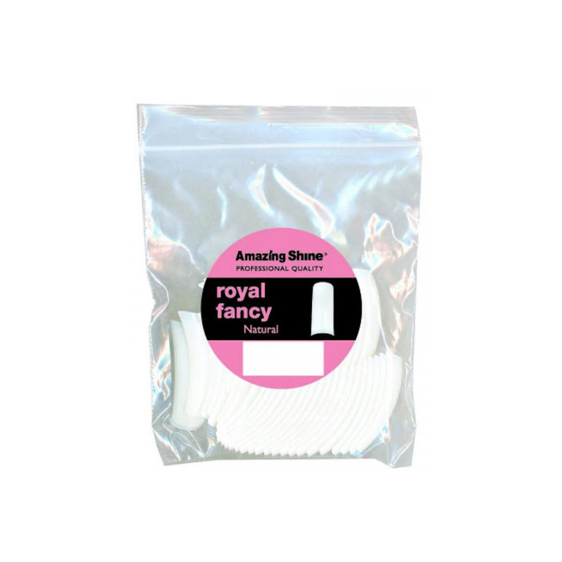 Nail Tips Amazing Shine Royal Fancy – Natural, No.2, 50pcs.