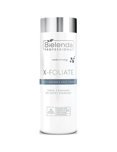 X-Foliate Anti-Wrinkle Face Toner with Acids 200ml