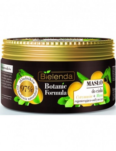 BOTANIC FORMULA Body Butter, Lemon + Mint 250ml