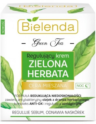 GREEN TEA Cream for face, regulating, night 50ml