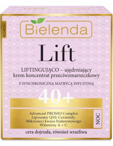 LIFT Krēms-koncentrāts, formējošs, pret krunciņām, 40+, nakts 40ml