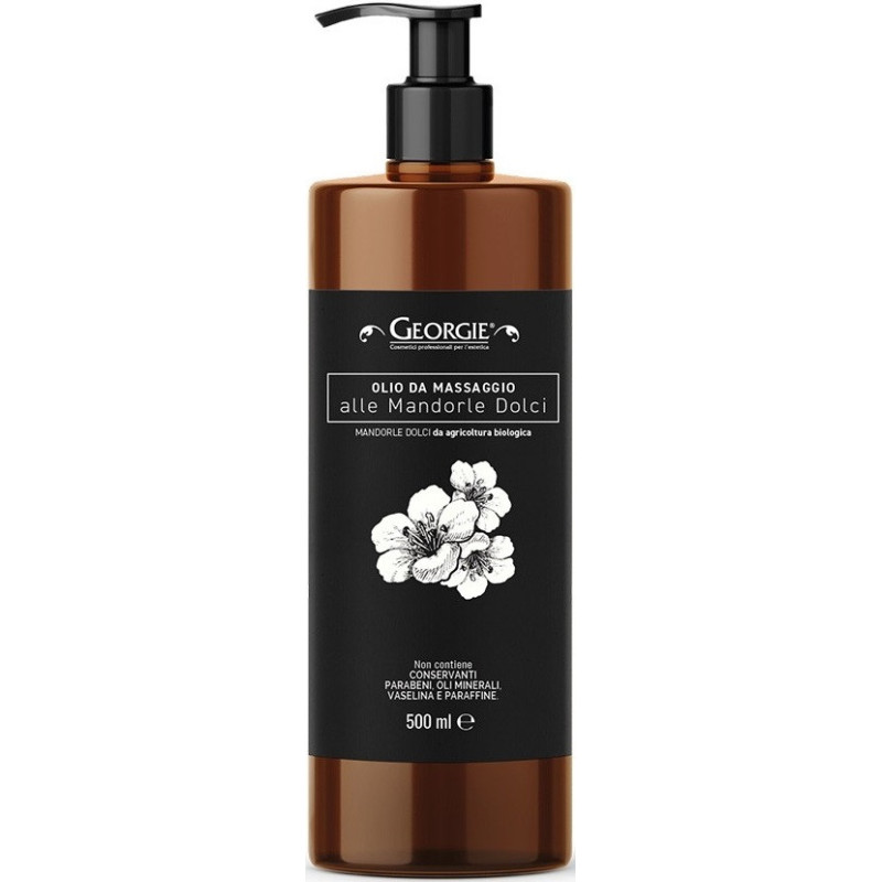 Massage oil, sweet almonds 500ml