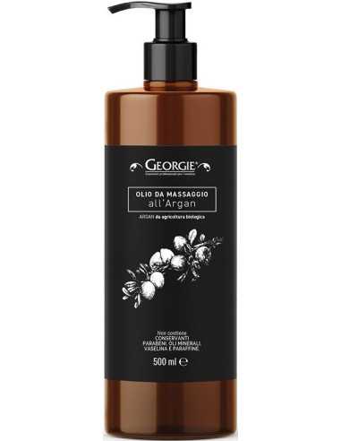 Massage oil, nutritious, argan 500ml