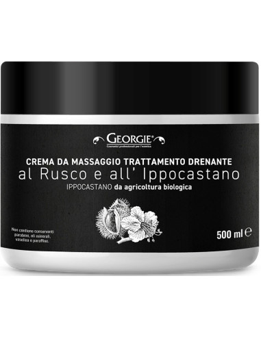 Massage- och dräneringskräm, kastanj...