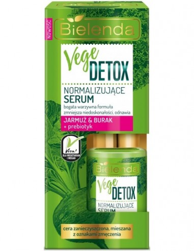 VEGE DETOX Serum for the face, normalizing beet / cabbage 15ml