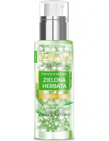 GREEN TEA Serum for face, oily / combination skin, pearl 30ml