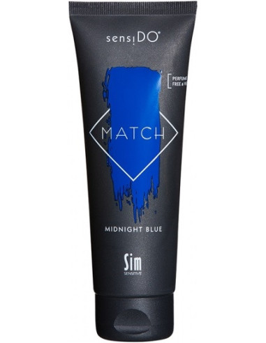 Sensido Match - Tiešas iedarbības intensīva matu krāsa Zilā pusnakts 125ml
