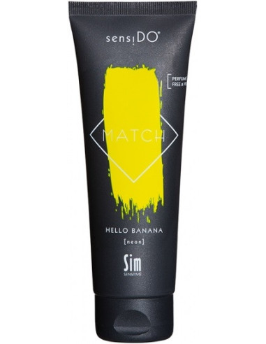 Sensido Match - Tiešas iedarbības intensīva matu krāsa Banānu dzeltens (neons) 125ml