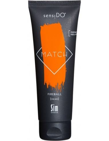 Sensido Match - Tiešas iedarbības intensīva matu krāsa Ugunīgi oranžs (neons) 125ml