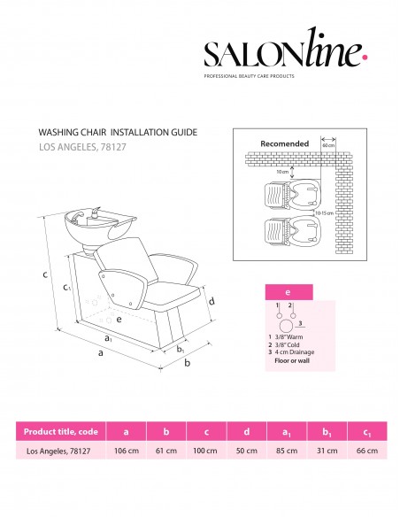 Frisörhandfat Los Angeles