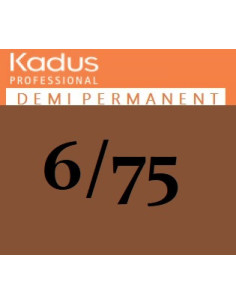Demi-permanent hårfärg 6/75...