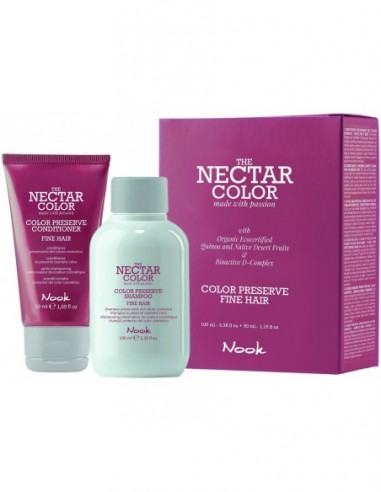 NOOK NECTAR COLOR Kit for normal hair, shampoo 100ml + conditioner 50ml