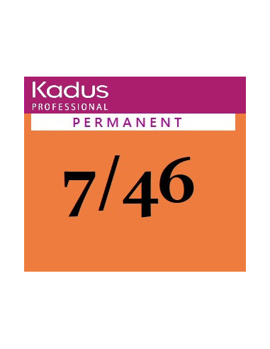 Permanent hårfärg 7/46 60ml