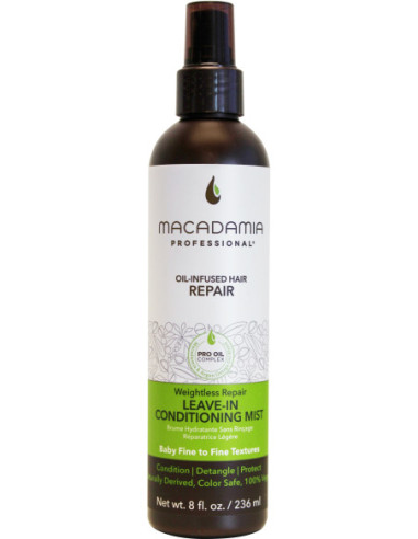 MACADAMIA Weightless Repair Leave-In Conditioning Mist 236ml