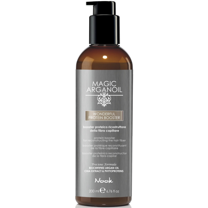 NOOK MAGIC ARGAN OIL WONDERFUL Losjons-līdzeklis matiem, intensīvi atjauno, proteīnu 200ml