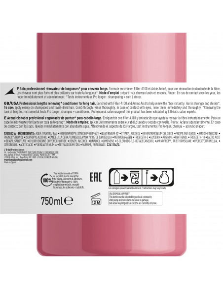 Pro Balsam för längre hårlängd, återställande 750 ml