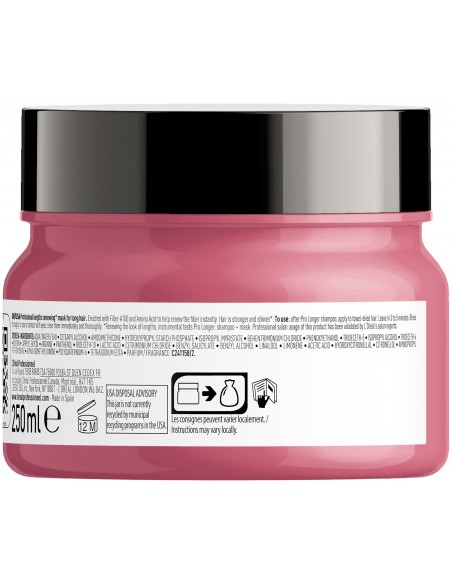 Pro återställande mask för längre hårlängd 250ml