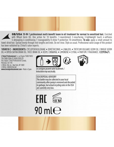 Absolut Repair 10-i-1 leave-in-olja 90 ml