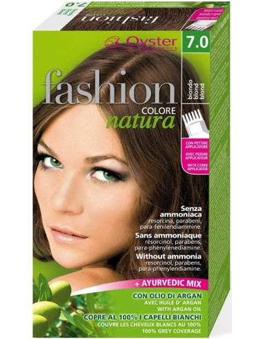FASHION NATURA hårfärg 7.0, blond...