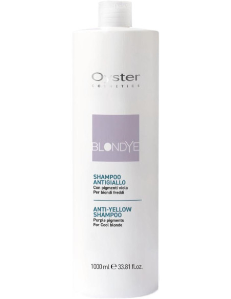 BLONDYE ANTI-YELLOW Schampo, neutraliserar den gula tonen. 1000 ml