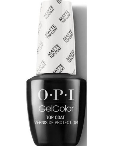 GelColor - Matte Top Coat želejlakas matējoša virskārta 15ml