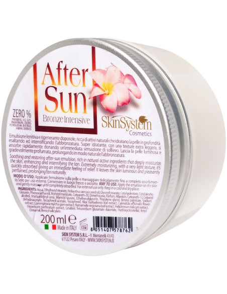 SkinSystem AFTER SUN After sun-emulsion, för långvarig bronsfärgad solbränna 200 ml