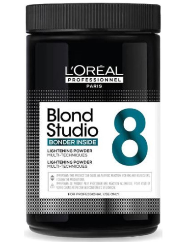 spēcīgas iedarbības pūderis matu balināšanai līdz 8 pakāpēm L'Oreal Professionnel Blond Studio Multi Tecniques Powder 500gr