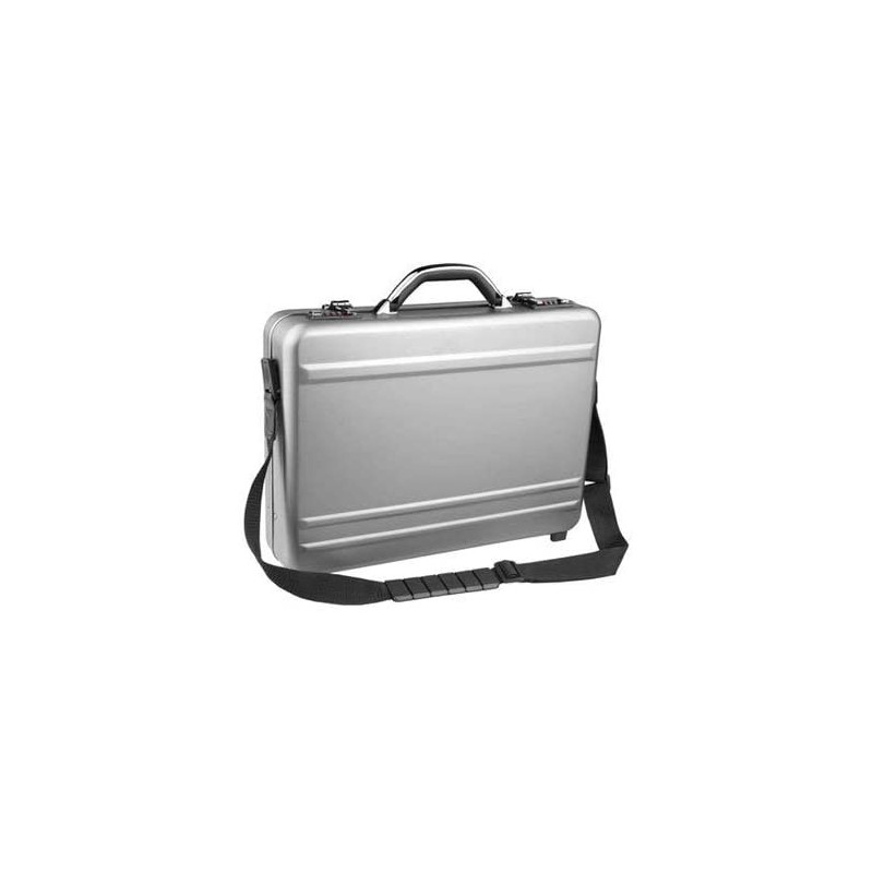 Attaché frisörväska, aluminium, grå