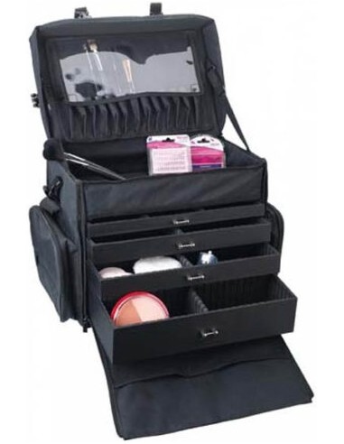 Resväska för MAKEUP-artist, svart