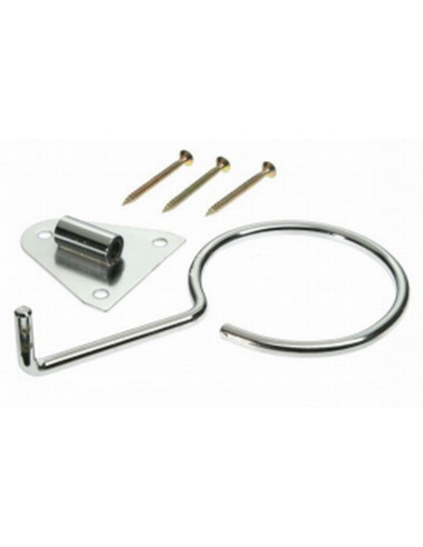 Hårtorkhållare, rund