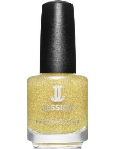 JESSICA nagu laka CNC-600 Gold Hologram Topcoat 14,8ml