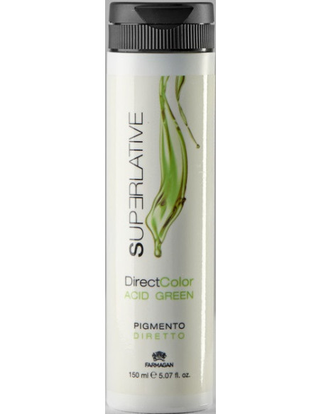 SUPERLATIVE DIRECT Pigmentgel för hårfärgning Acid Green 150ml