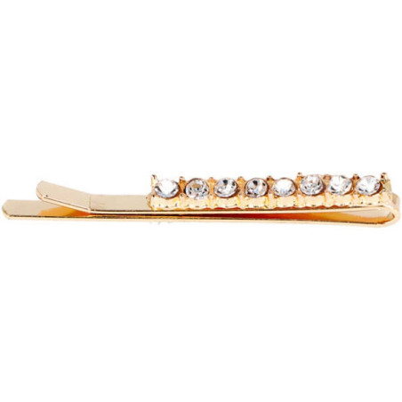 Klämmor-ankor, guld, med pärlor, 5,5 cm, 2 st
