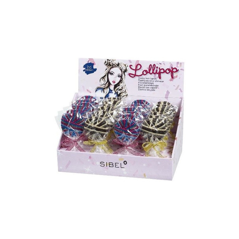 Hårsnoddar, set med 24 delar i ett paket