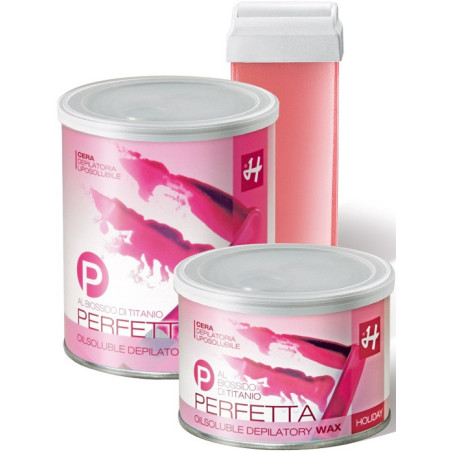 HOLIDAY PERFETTA Hårborttagningsvaxpatron (titandioxid-rosa) 100 ml
