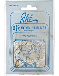 Hårnät, resår, 2 st, nylon,...