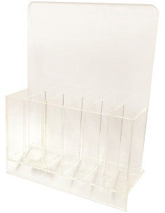 Mappställ, 6 fack, plast,...