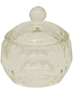 Skål med lock, kristall,...