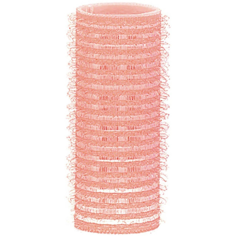 Hårrullar, 24 mm, rosa 12 st