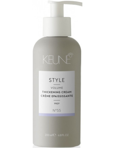 Keune Style Thickening Cream - volumizing heat-activated cream with heat protection 200ml