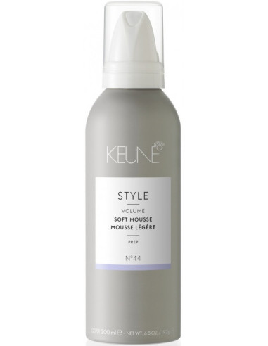 Keune Style Soft Mousse - volumizing mousse with light hold 200ml