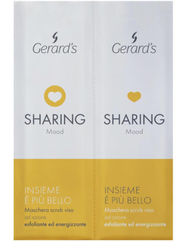 SHARING MOOD Ansiktsskrubb/mask,...