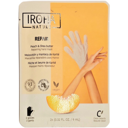 IROHA NATURE Mask-handskar för händer och naglar (2 st., engångs)
