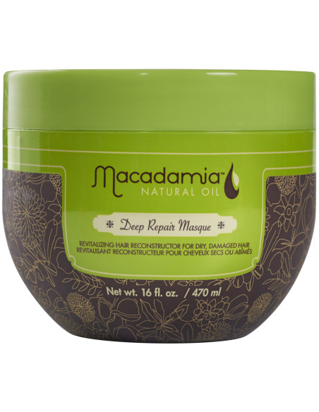 Macadamia Natural Oil Deep Repair Masque hårmask för torrt och skadat hår, 470 ml