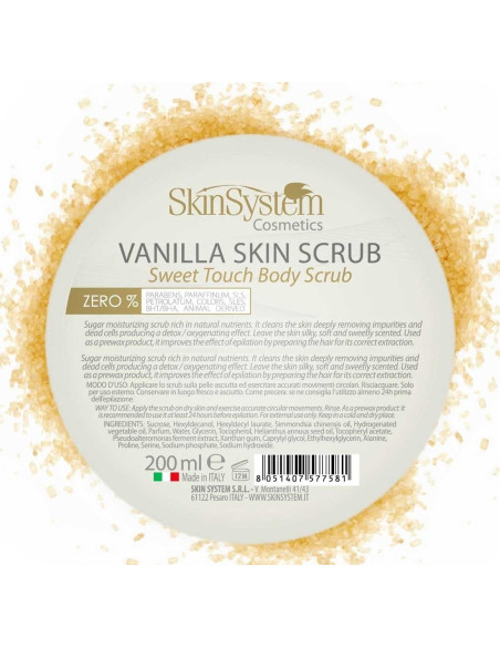 SkinSystem VANILLA SKIN Body Scrub (socker/vanilj) 200ml