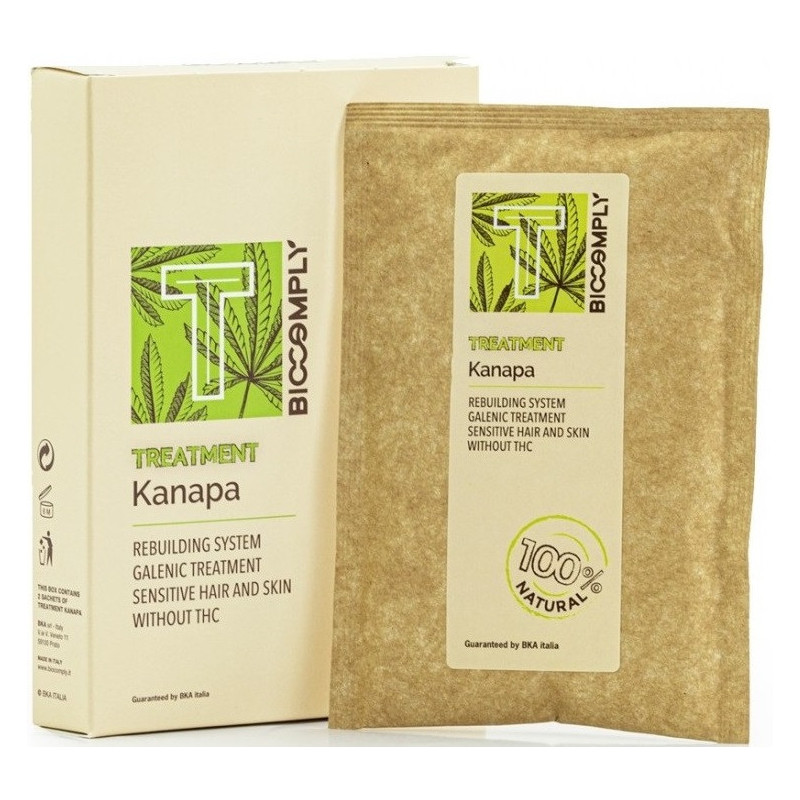 BIOETIKA KANAPA Hair and scalp treatment, regenerative system, hemp 2 * 25gr