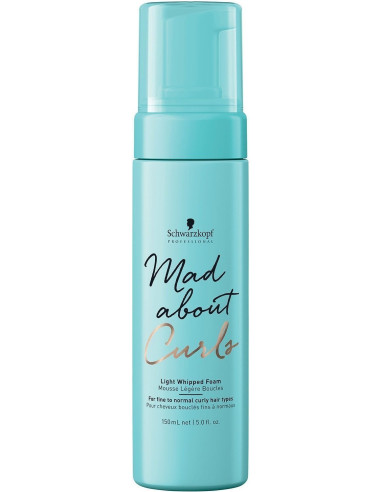 Mad About Curls vieglas putas sprogainiem matiem 150ml