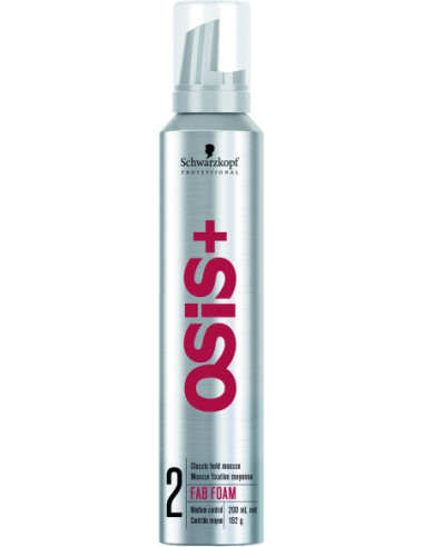 OSiS Fab Foam 200ml vidējas fiksācijas matu putas