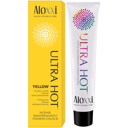 ALOXXI ULTRA HOT - GUL - Intensiv hårfärg med färgton, 125 g.