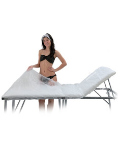 Dagbäddsöverdrag med band...